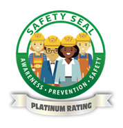 Saftey Seal - Awareness - Prevention - Saftey - Platinum Rating